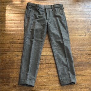 Kolor Gray Dress Pants Classic Straight-Leg